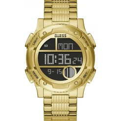 Guess Montres|Montre Femme Zip en Acier dorée