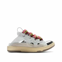 Lanvin Baskets|Mules Curb blanches