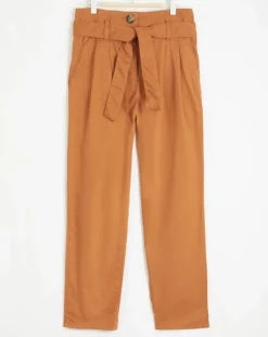 Caroll Pantalons|Pantalon 7/8 fuselé June tabac