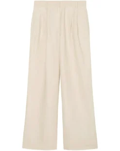 Marc O'Polo Pantalons|Pantalon 100% Lin Plissé Large Kl beige