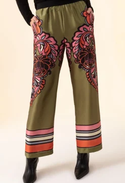 Bleu Blanc Rouge Pantalons|Pantalon Ana vert