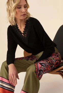 Bleu Blanc Rouge Pantalons|Pantalon Ana vert