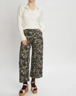 Manoush Pantalons|Pantalon Camoufleur kaki