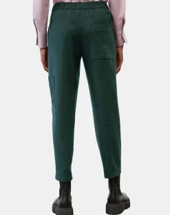 Marc O'Polo Pantalons|Pantalon cargo en Laine mélangée vert foncé