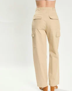 La Petite Etoile Pantalons|Pantalon cargo Pina beige