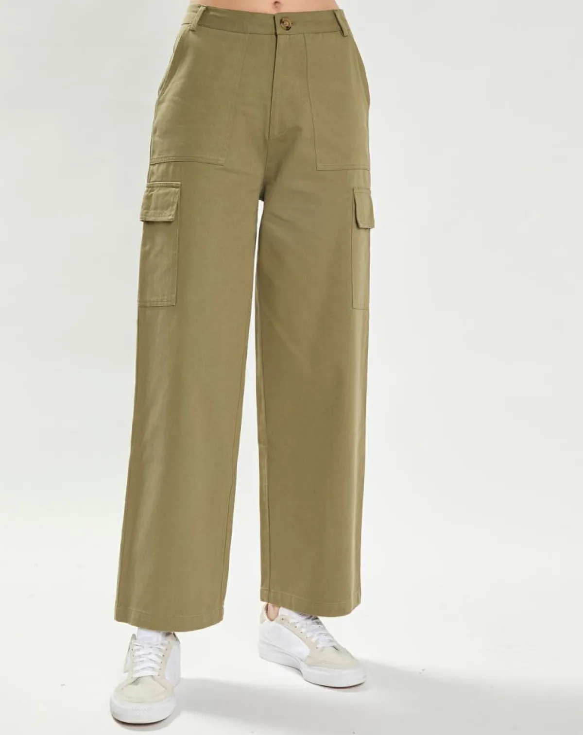 La Petite Etoile Pantalons|Pantalon cargo Pina kaki
