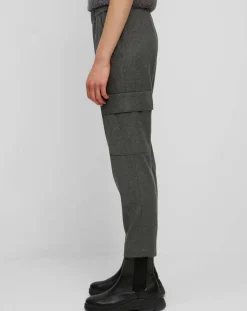 Marc O'Polo Pantalons|Pantalon confortable Traveler gris foncé