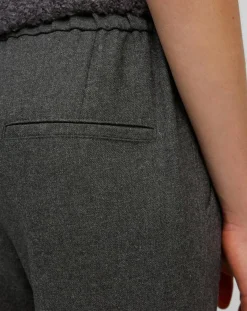 Marc O'Polo Pantalons|Pantalon confortable Traveler gris foncé