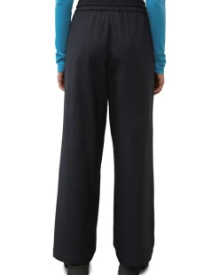 Marc O'Polo Pantalons|Pantalon de costume à rayures noir