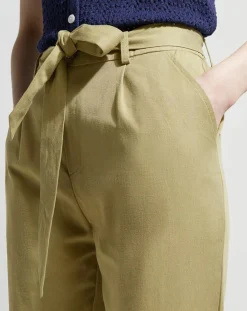 Garance Paris Pantalons|Pantalon droit chino Lupin kaki