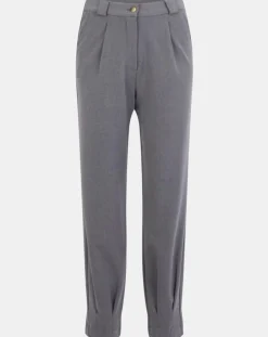 Yerse Pantalons|Pantalon droite Lugano gris