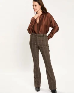Lauren Vidal Pantalons|Pantalon Emy café