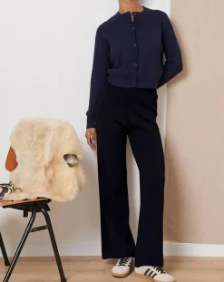 Garance Paris Pantalons|Pantalon en Laine mélangée Simon noir