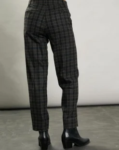 Hartford Pantalons|Pantalon en Laine mélangée Party marron/gris