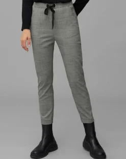 Marc O'Polo Pantalons|Pantalon en Laine mélangée Tapered Rygge gris