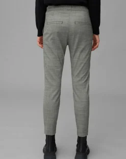 Marc O'Polo Pantalons|Pantalon en Laine mélangée Tapered Rygge gris