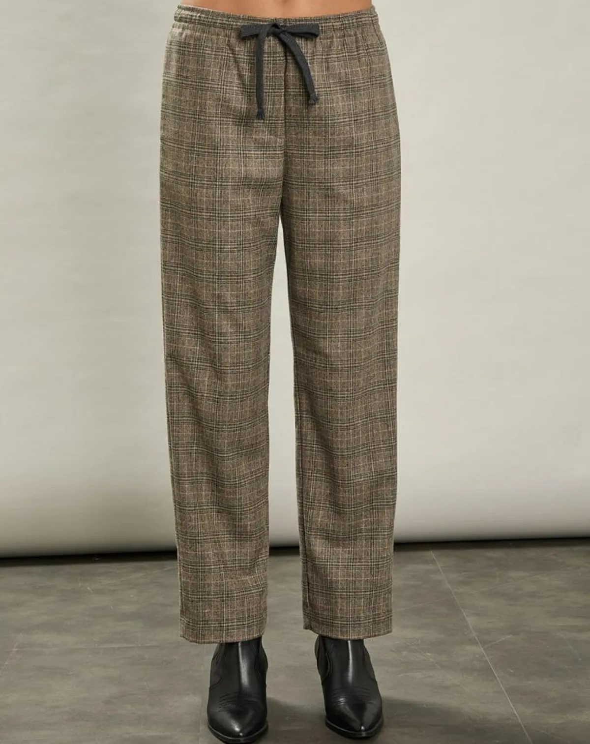 Hartford Pantalons|Pantalon en Laine mélangée Peyo beige/gris