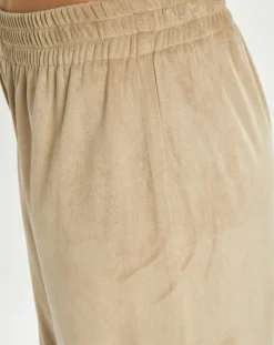 Lauren Vidal Pantalons|Pantalon en Suédine Lou sable