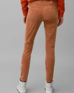 Marc O'Polo Pantalons|Pantalon en Velours Albi Milleraies marron