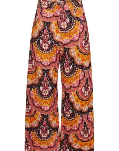 Manoush Pantalons|Pantalon en Velours côtelé Fall imprimé rose/multicolore