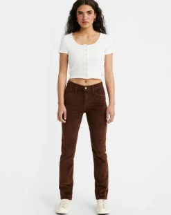 Levi's® Pantalons|Pantalon en Velours côtelé 724 High Rise marron