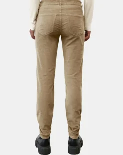 Marc O'Polo Pantalons|Pantalon en Velours côtelé Lulea beige