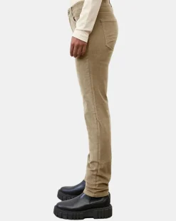 Marc O'Polo Pantalons|Pantalon en Velours côtelé Lulea beige