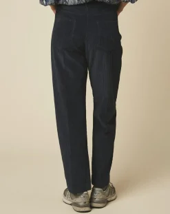 Hartford Pantalons|Pantalon en Velours côtelé 7/8ème Punch granit