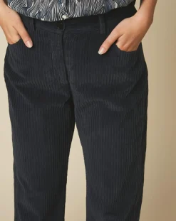 Hartford Pantalons|Pantalon en Velours côtelé 7/8ème Punch granit