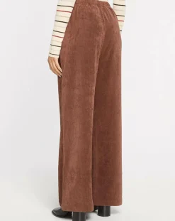 Suncoo Pantalons|Pantalon en Velours côtelé Jessy marron