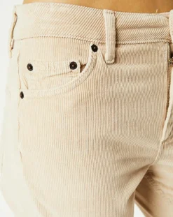 BDG by Urban Outfitters Pantalons|Pantalon en Velours côtelé Mid Rise Flare beige