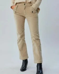 Lauren Vidal Pantalons|Pantalon en Velours Elsa stone