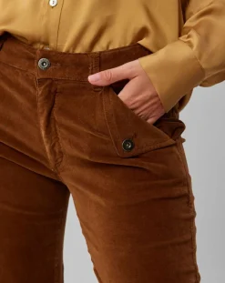 Lauren Vidal Pantalons|Pantalon en Velours Elsa cigare