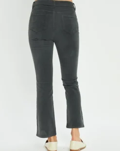 Lauren Vidal Pantalons|Pantalon en Velours Pants bitume