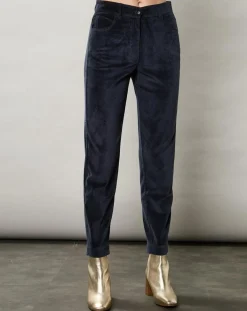 Hartford Pantalons|Pantalon en Velours Pepite minuit