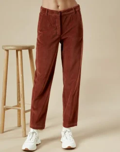 Hartford Pantalons|Pantalon en Velours Perfect cacao