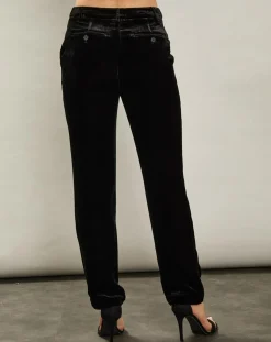 Hartford Pantalons|Pantalon en Velours Pietra noir