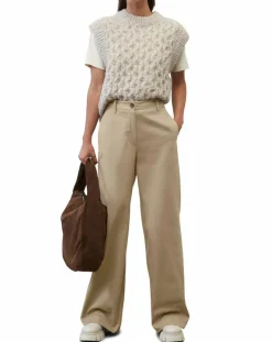 Marc O'Polo Pantalons|Pantalon flare beige