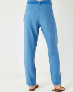 Cuisse de Grenouille Pantalons|Pantalon fluide Cado bleu