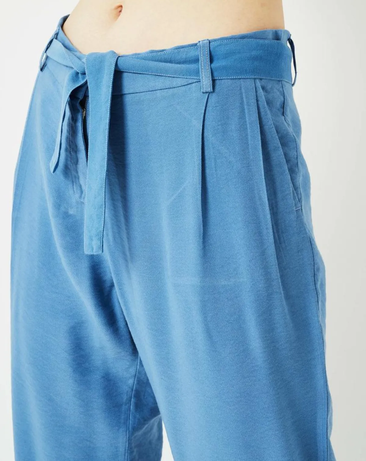 Cuisse de Grenouille Pantalons|Pantalon fluide Cado bleu