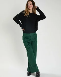The Korner Pantalons|Pantalon Héloise vert foncé