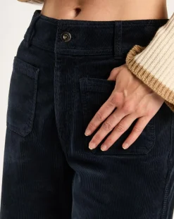 Lauren Vidal Pantalons|Pantalon jupe-culotte Cloé nuit