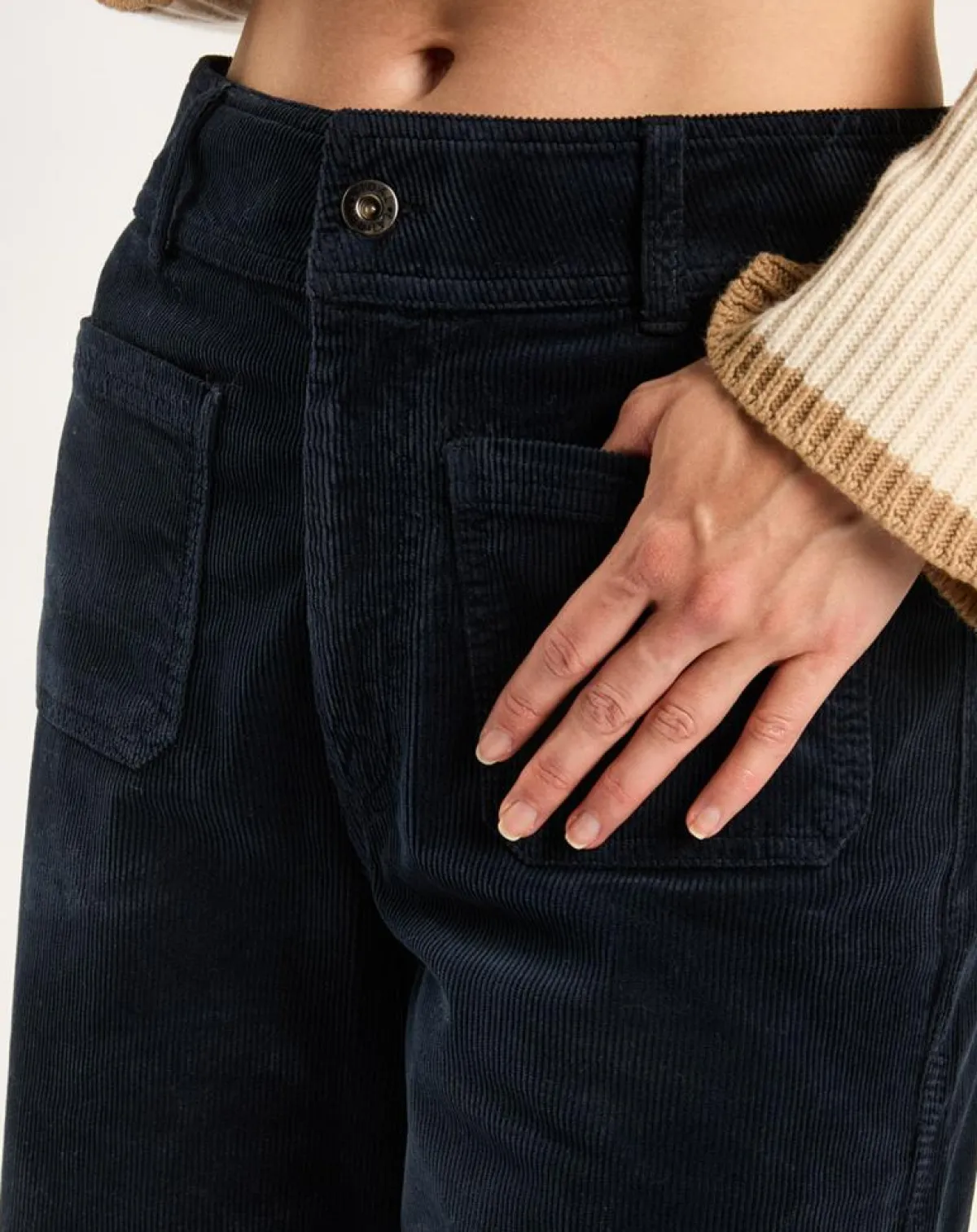 Lauren Vidal Pantalons|Pantalon jupe-culotte Cloé nuit