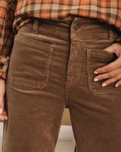 Lauren Vidal Pantalons|Pantalon jupe-culotte Cloé seigle