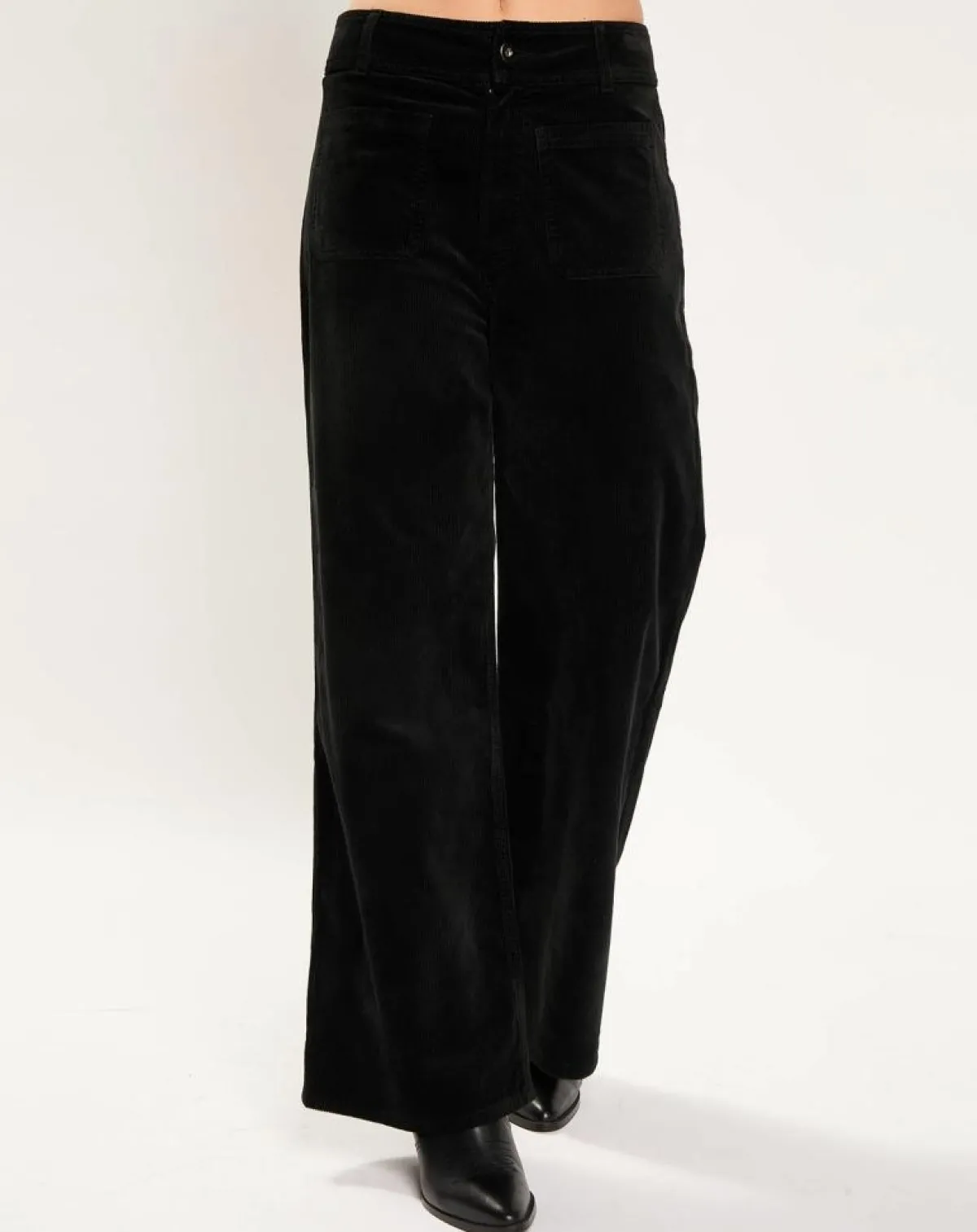 Lauren Vidal Pantalons|Pantalon jupe-culotte Cloé noir