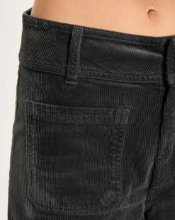 Lauren Vidal Pantalons|Pantalon jupe-culotte Cloé bitume