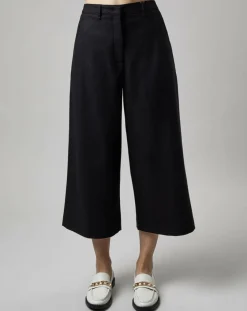 Marc O'Polo Pantalons|Pantalon jupe-culotte en Laine mélangée noir