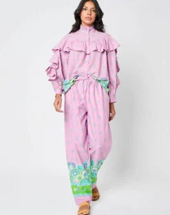 Manoush Pantalons|Pantalon Kilim lilas