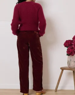 Garance Paris Pantalons|Pantalon Klaya terre cuite