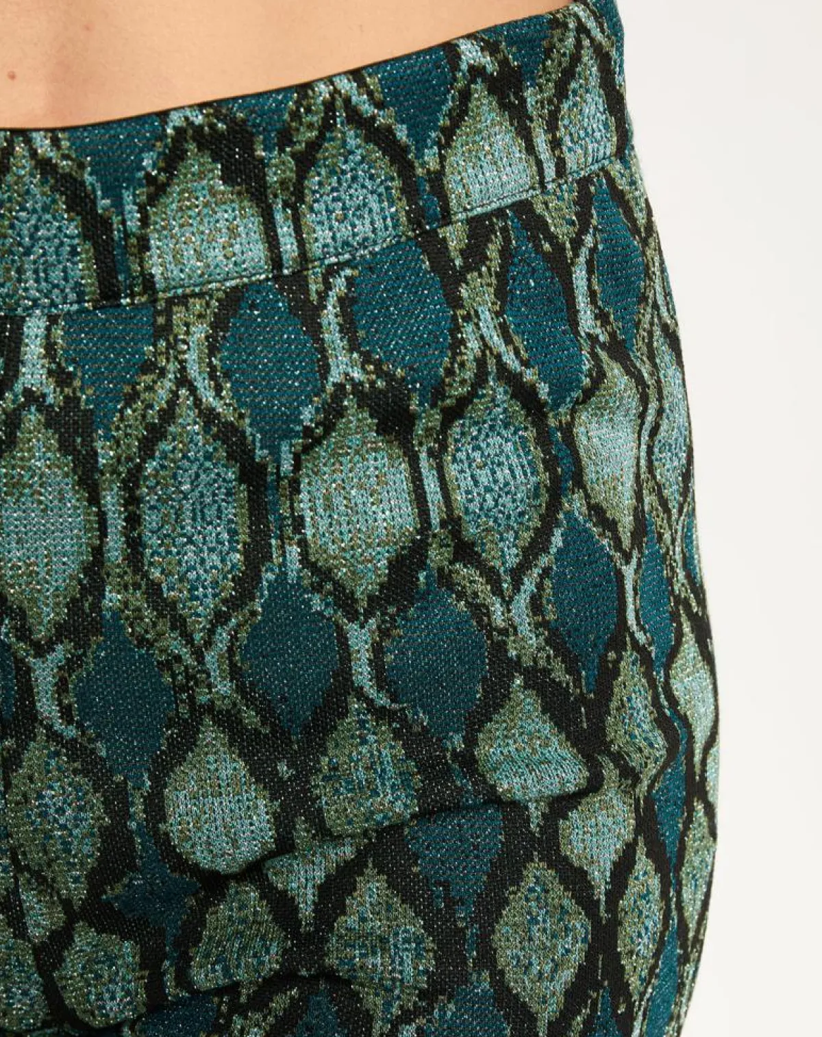 Lauren Vidal Pantalons|Pantalon Kyllie à motifs bleu
